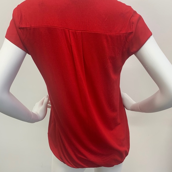 Tommy Hilfiger red dressy top - Picture 5 of 7